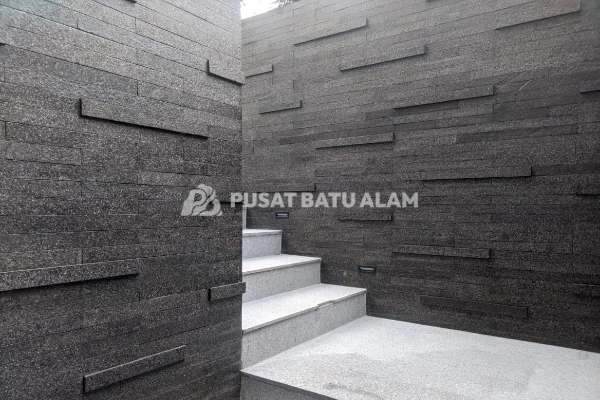 jual batu alam basalto hitam